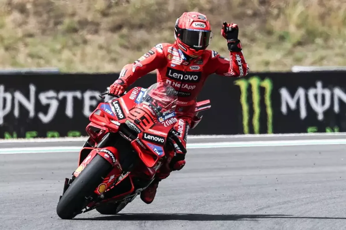 MotoGP, Brno: Marquez domina, ma Bezzecchi brilla con un grande secondo posto - © Ansa