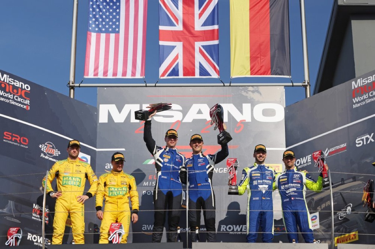 A Misano vince la costanza: Goethe e Kirchhofer davanti a tutti in Gara 2 - Podio Gara 2