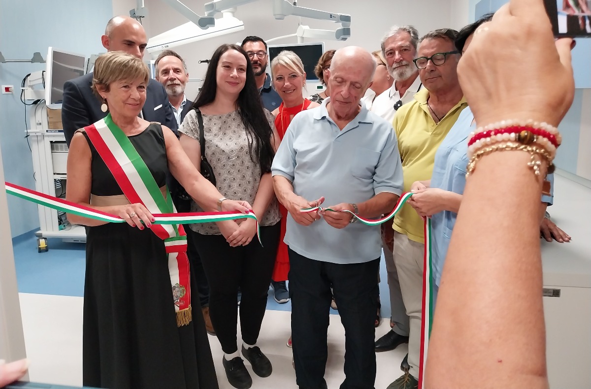 Inaugurate a Riccione le nuove sale di endoscopia digestiva grazie a una generosa donazione -