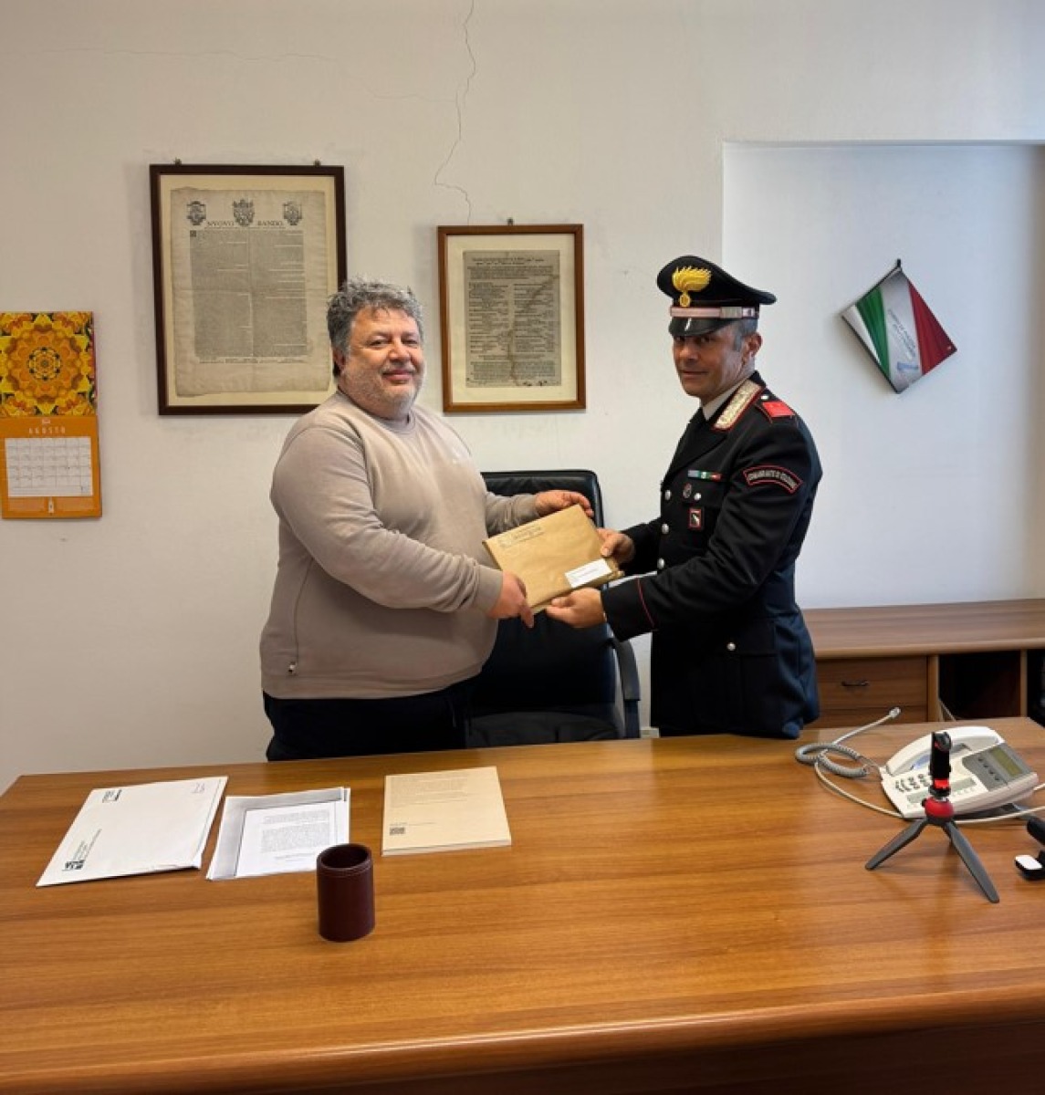 La storia dei Carabinieri del 1944 disponibile in biblioteca e archivio - Rosario Zoppo - Archivio di Stato