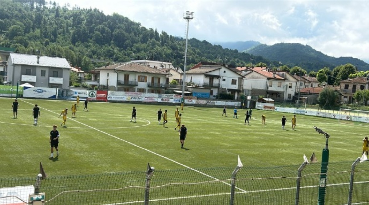 Calcio Eccellenza, Sampierana: il 6 agosto amichevole con il Ravenna - Un'immagine del test contro il Cesena Primavera