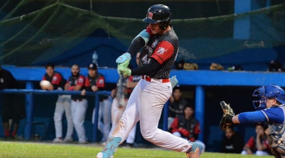 Baseball, New Rimini: pareggio con tanti rimpianti - Perez Rielo in battuta