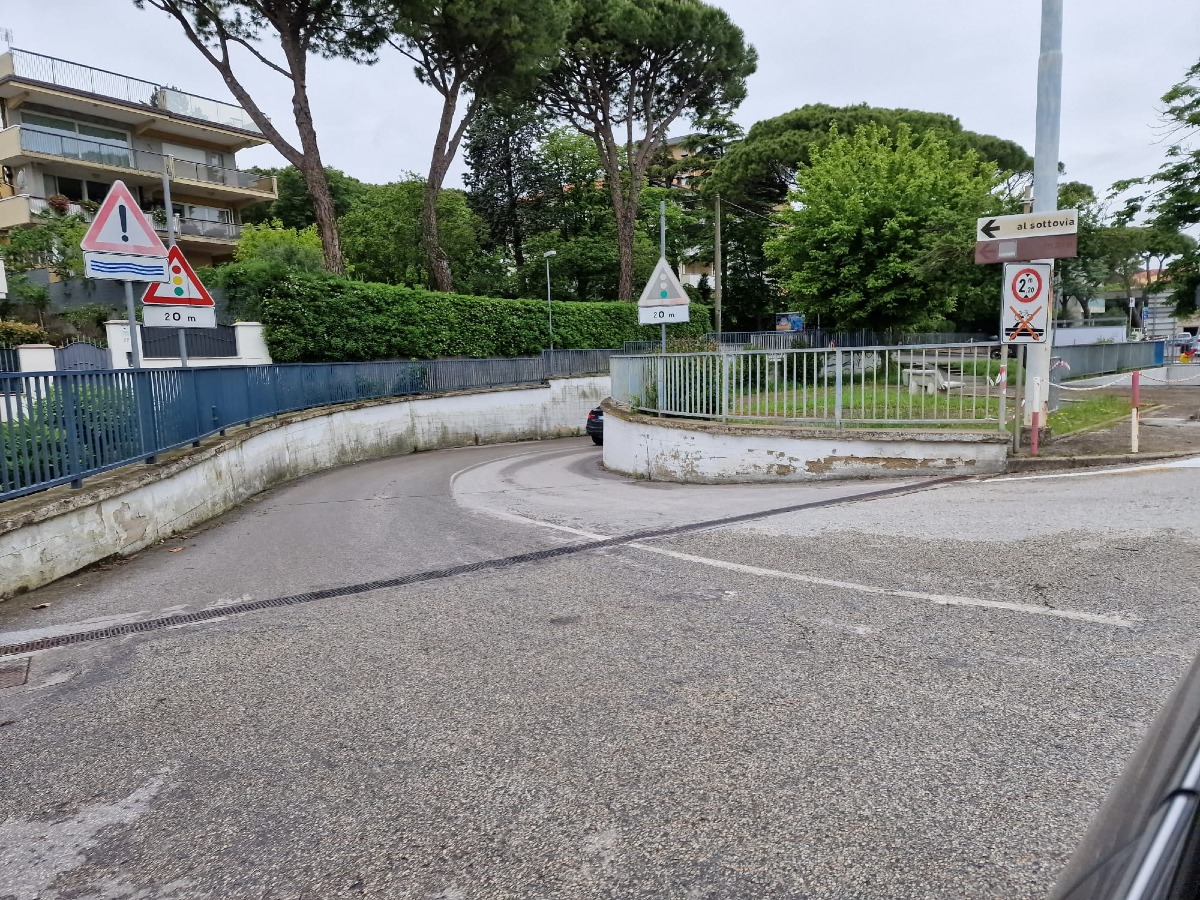 Riccione, lavori al sottopasso di viale Battisti: chiusura il 30 luglio - Sottopasso viale Cesare Battisti, Riccione