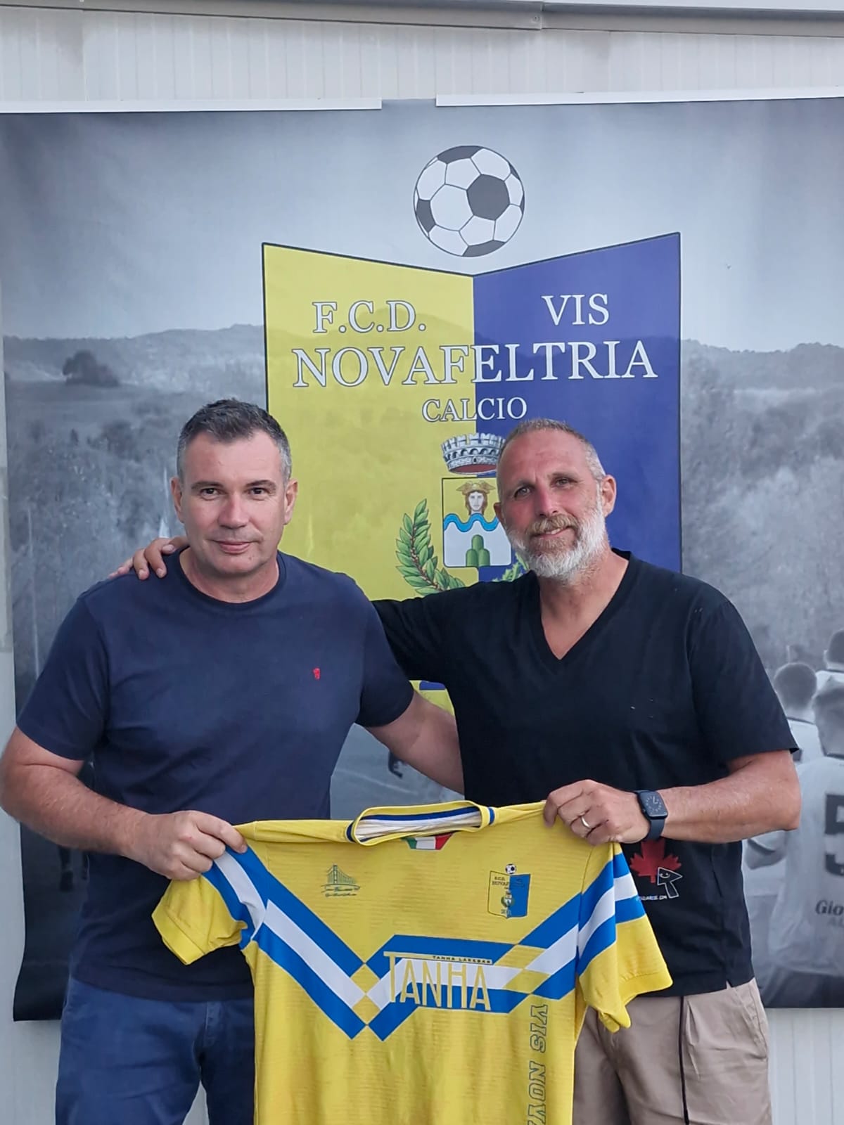 Da sinistra il ds Alex Renzi e Gabriele Farotti