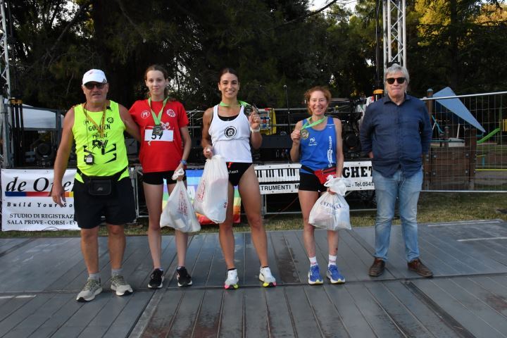 Il podio femminile