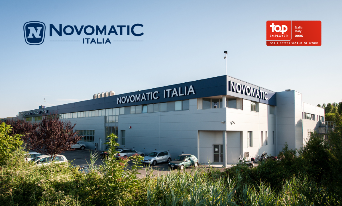 Novomatic Italia ottiene la certificazione Top Employer 2025: In Emilia-Romagna impiegate oltre 400 persone -