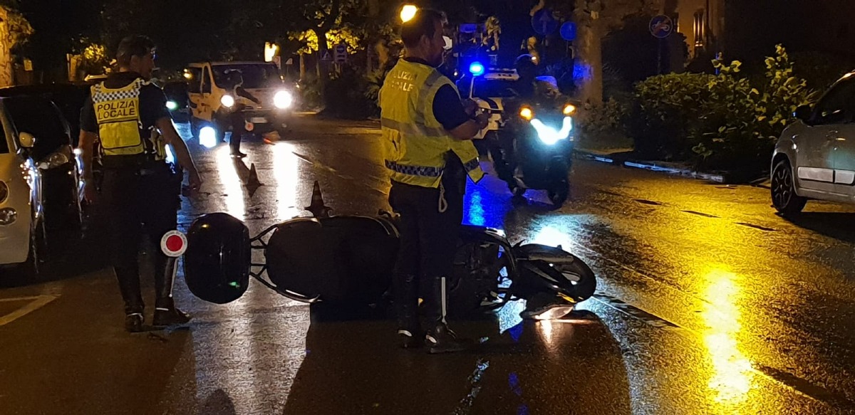 Rimini, due scooteristi feriti in due incidenti avvenuti a poca distanza di tempo - L'incidente in via Tripoli