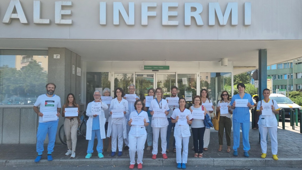 Digiunano per Gaza: i sanitari dell’Ospedale Infermi di Rimini in prima linea per la pace - 