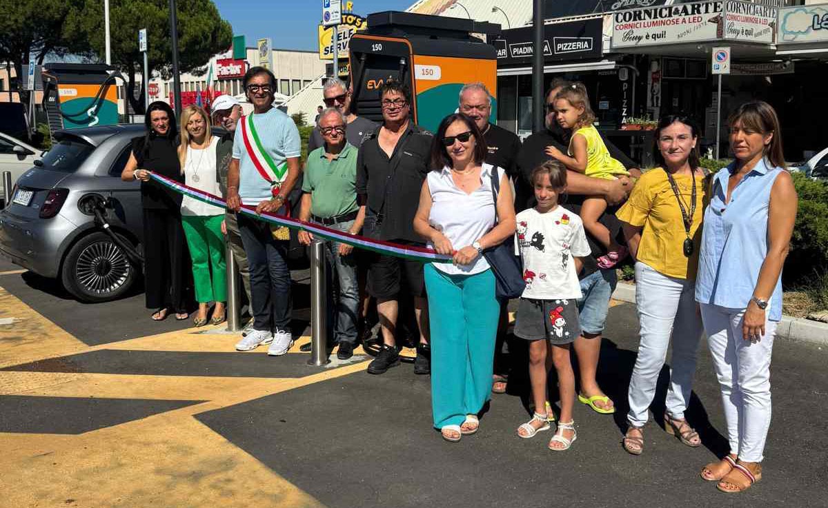 Cerasolo, inaugurata stazione ultra veloce di ricarica per mezzi elettrici -