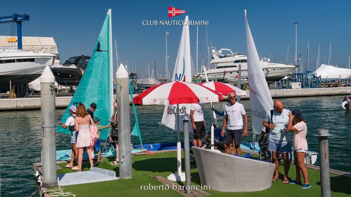 Rimini, due giorni di vela inclusiva con la Parasailing Academy e “Amico Mare” - Ph Baroncini