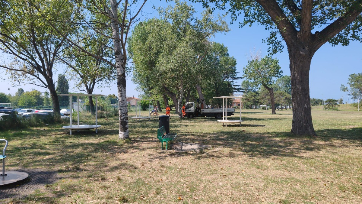 Bellaria Igea Marina ridà vita alla zone delle ex colonie: intervento al Parco Pavese -