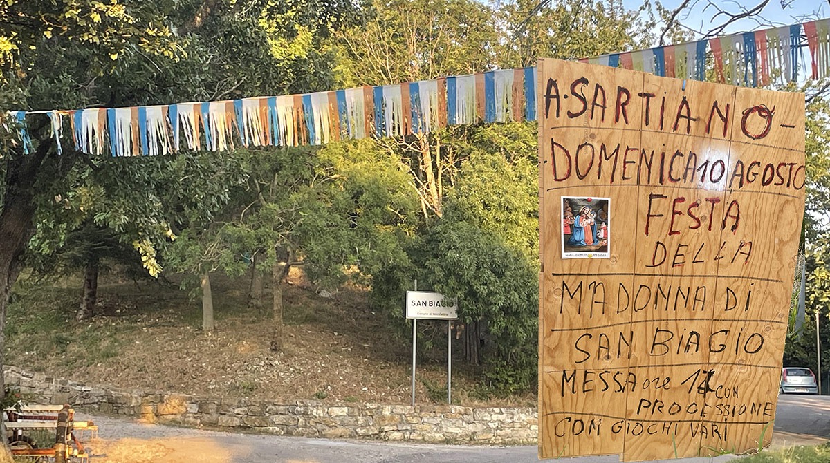 Un solo abitante tiene viva la festa centenaria della Madonna di San Biagio - San Biagio, comune di Novafeltria