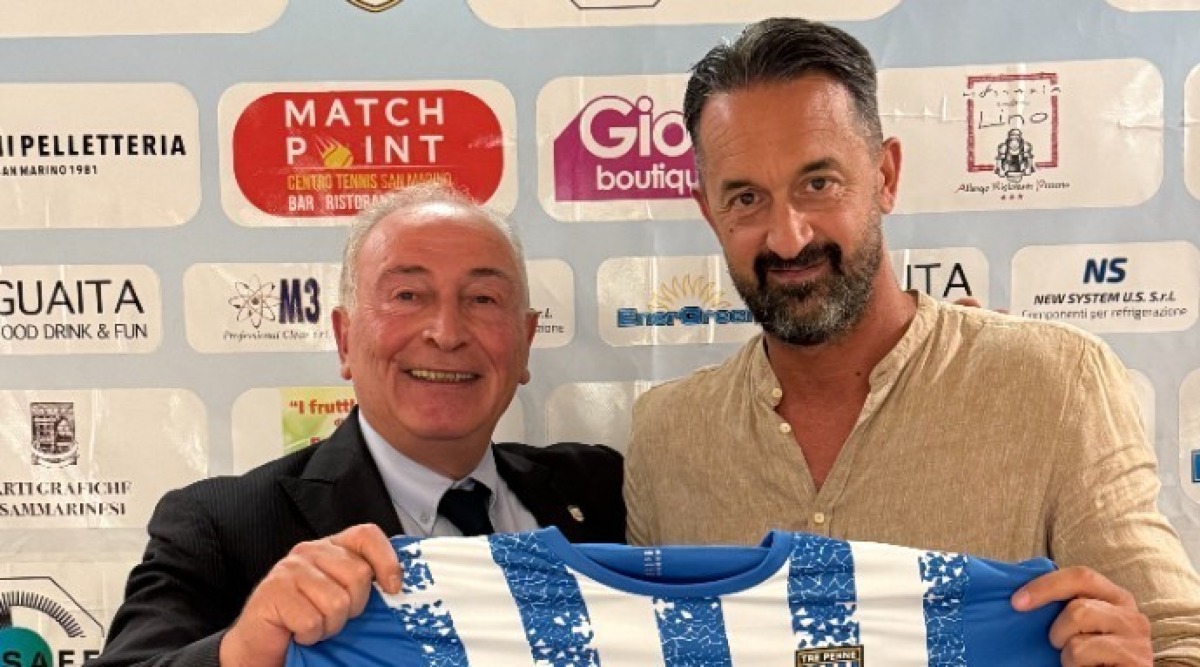 Calcio RSM, Tre Penne: ambizioni e voglia di riscatto - Il presidente Selva ed il ds Bollini