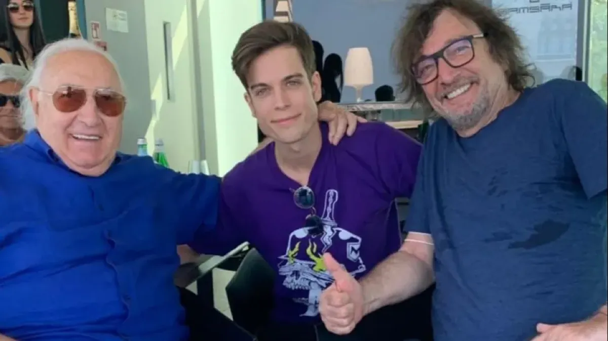 L’ultimo brindisi di Pippo Baudo a Riccione - La foto sul profilo Instagram di Cecchetto