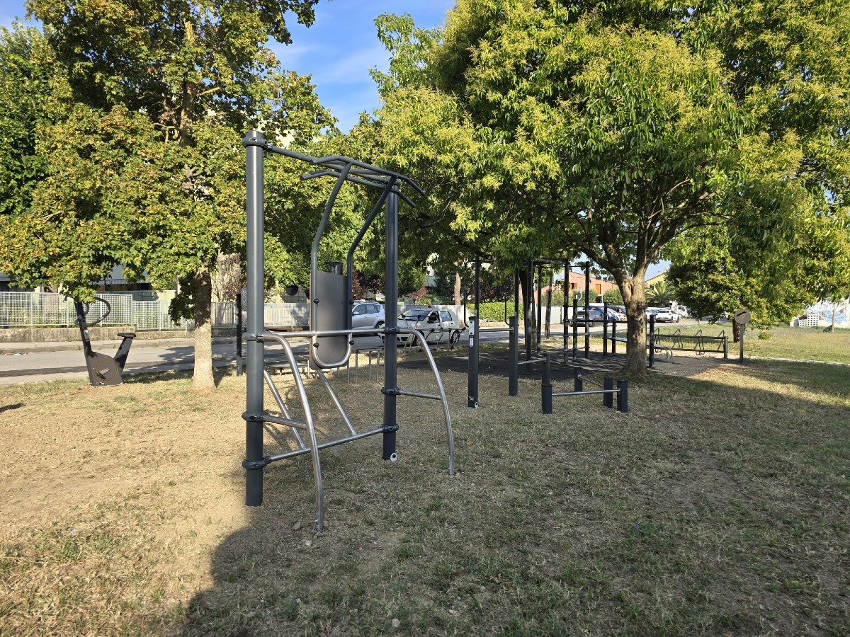 Santarcangelo, il Parco Spina diventa una palestra a cielo aperto -