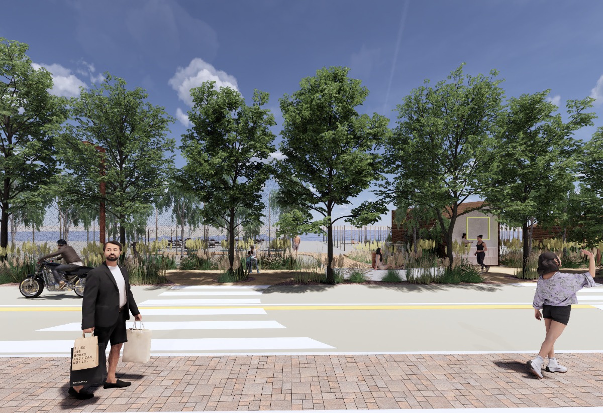 Bellaria, un frontemare da vivere: ciclopedonale, verde e spazi senza barriere per viale Pinzon -