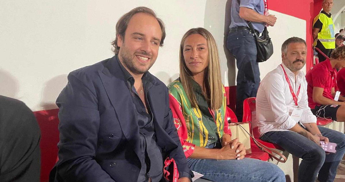 Rimini Calcio, Giusy Scarcella: "Dobbiamo mettere ordine. C'è confusione ma rimedieremo" - Eddy Siniscalchi e Giusy Scarcella