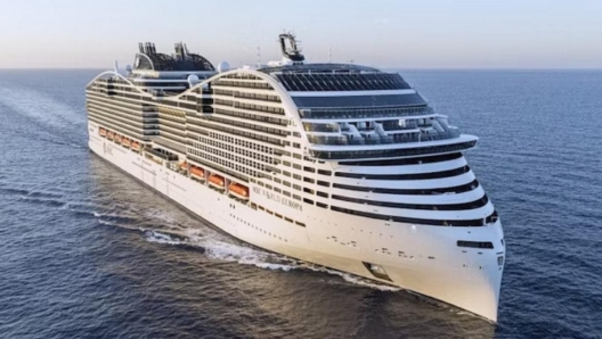 Nave da crociera Msc World Europa in avaria al largo di Ponza - La Msc World Europa