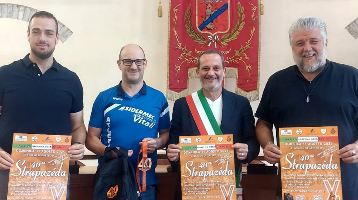Sant'Angelo di Gatteo: domenica 31 agosto la Strapazeda fa 40 e assegna i titoli regionali - La presentazione della gara