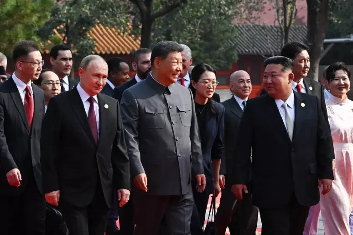 Putin e Kim a Pechino: “Russia e Corea del Nord unite contro il neonazismo” - © Ansa/Epa