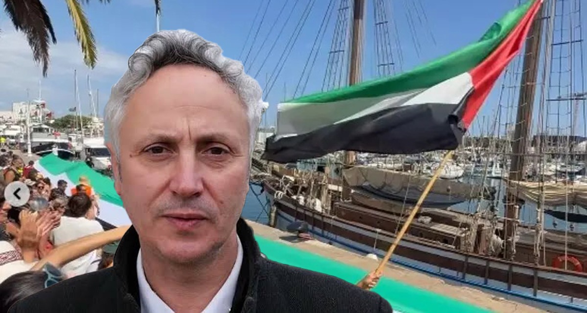 Il senatore riminese Croatti a bordo della Global Flotilla per Gaza -
