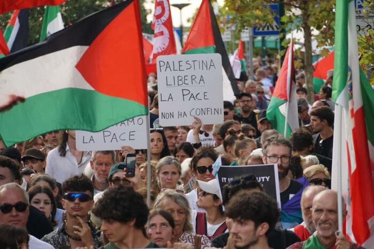 Rimini si mobilita per Gaza: manifestazione in piazza Tre Martiri - Repertorio © Ansa
