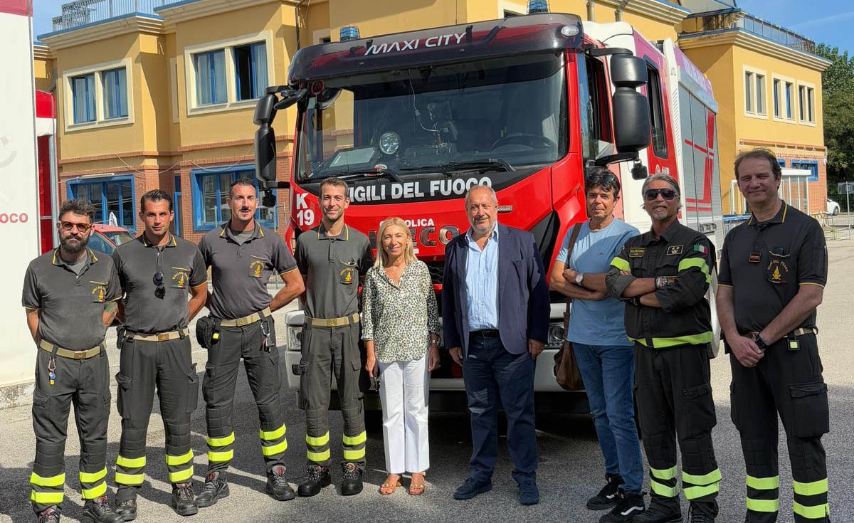 Cattolica, avanza progettazione della nuova caserma dei Vigili del Fuoco - La sindaca in visita alla stazione di Cattolica