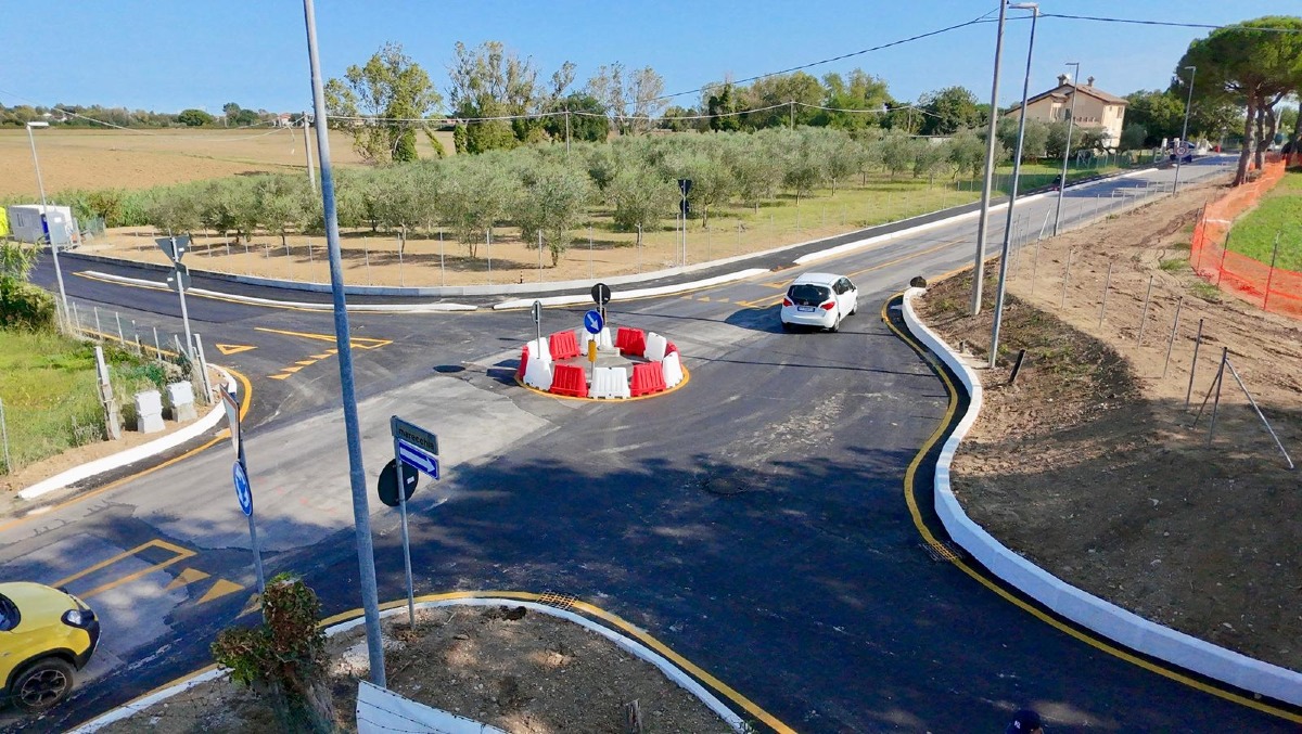 Misano fa 45: inaugurata una nuova rotonda -