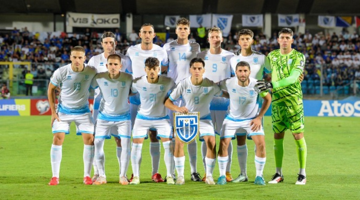 Calcio, San Marino in 10 per più di un’ora, poi la Bosnia si scatena (0-6) - Foto FSGC