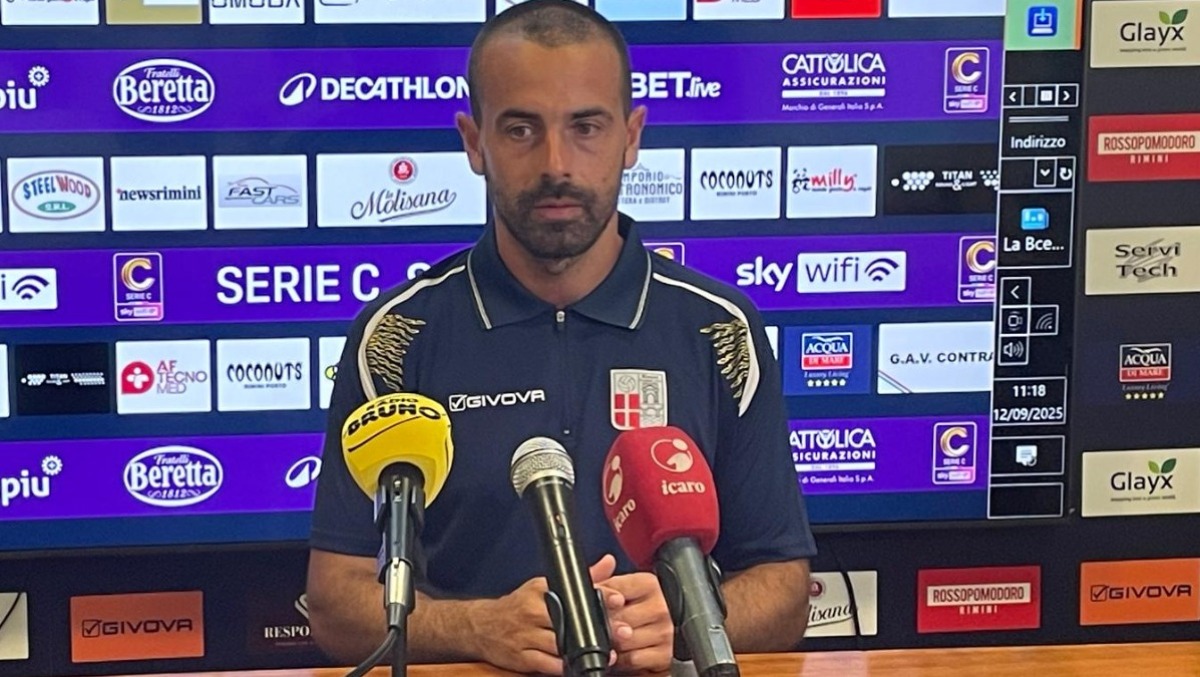 Pontedera sulla strada del Rimini, D'Alesio: "Siamo una squadra competitiva: ci manca il tempo" - Filippo D'Alesio, allenatore Rimini