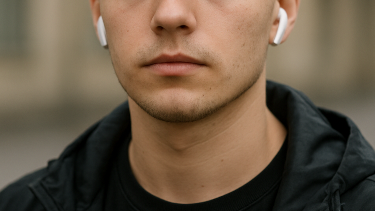 AirPods e calzino per nascondere la droga: fermato a Riccione - Ragazzo con airpods REPERTORIO