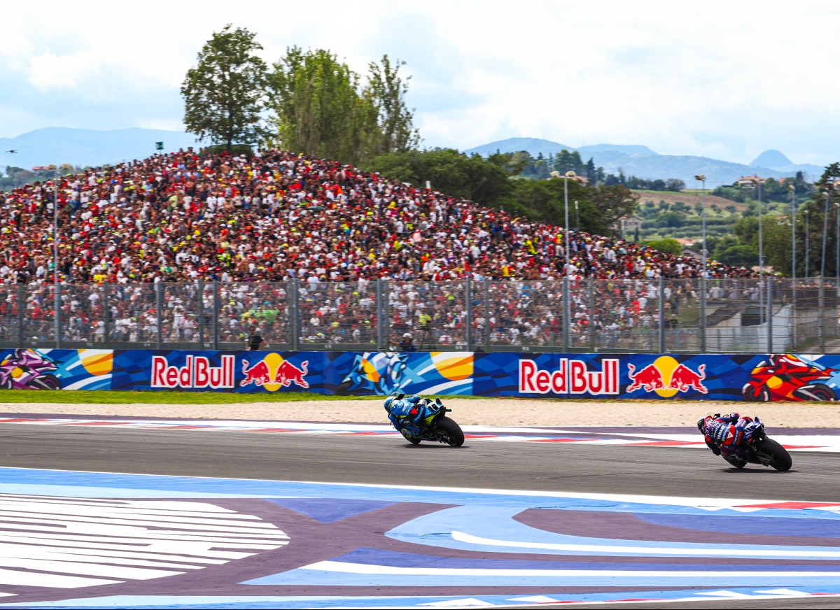 Misano, oltre 91mila spettatori per il grande duello tra Bezzecchi e Marc Marquez - PH PETRANGELI