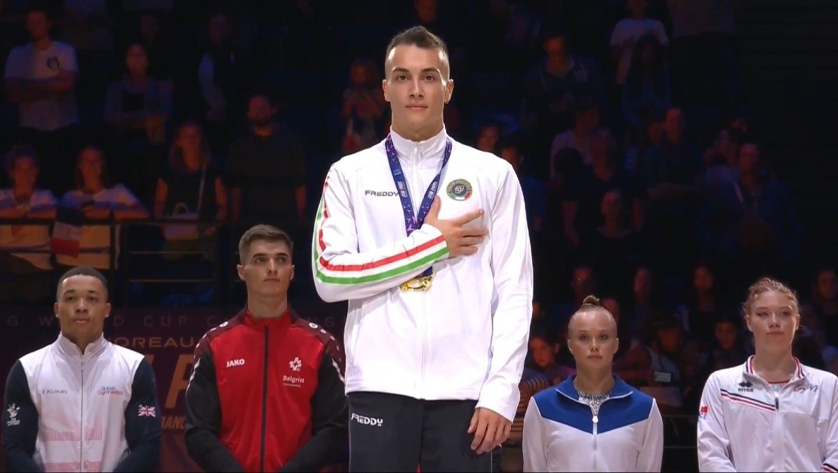 Thomas Grasso conquista Parigi: oro al volteggio per l’azzurro nella World Cup di Ginnastica Artistica - 