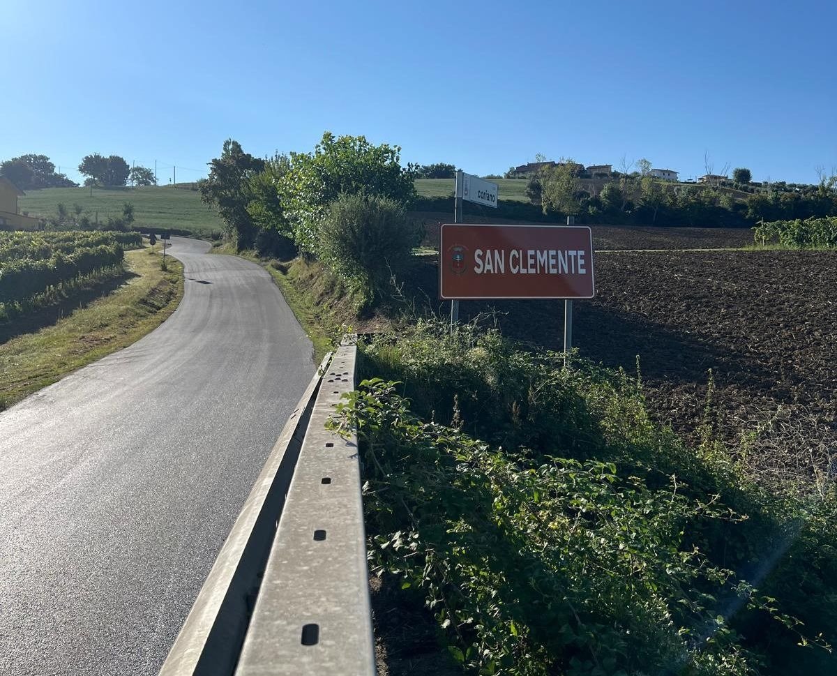 San Clemente, completati i lavori su via Coriano e via Serra: più sicurezza e nuove asfaltature - 