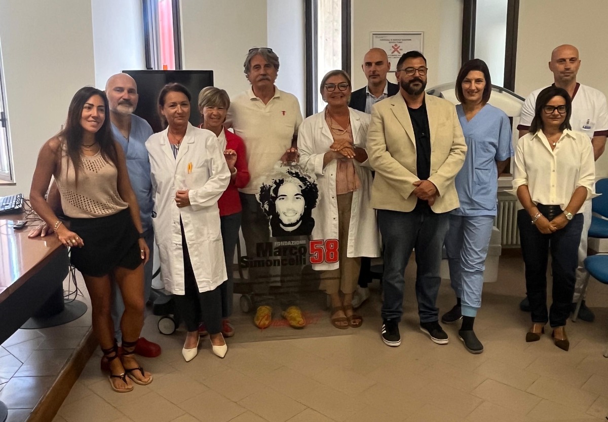 La Fondazione Marco Simoncelli dona un Arco C digitale all’Ospedale Ceccarini di Riccione - 