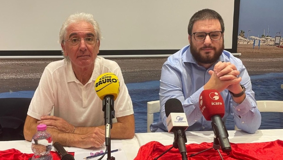 Rimini, Giammarioli si presenta: "Sono un ristrutturatore. La società era a pezzi per la precedente proprietà" - Stefano Giammarioli con Valerio Perini