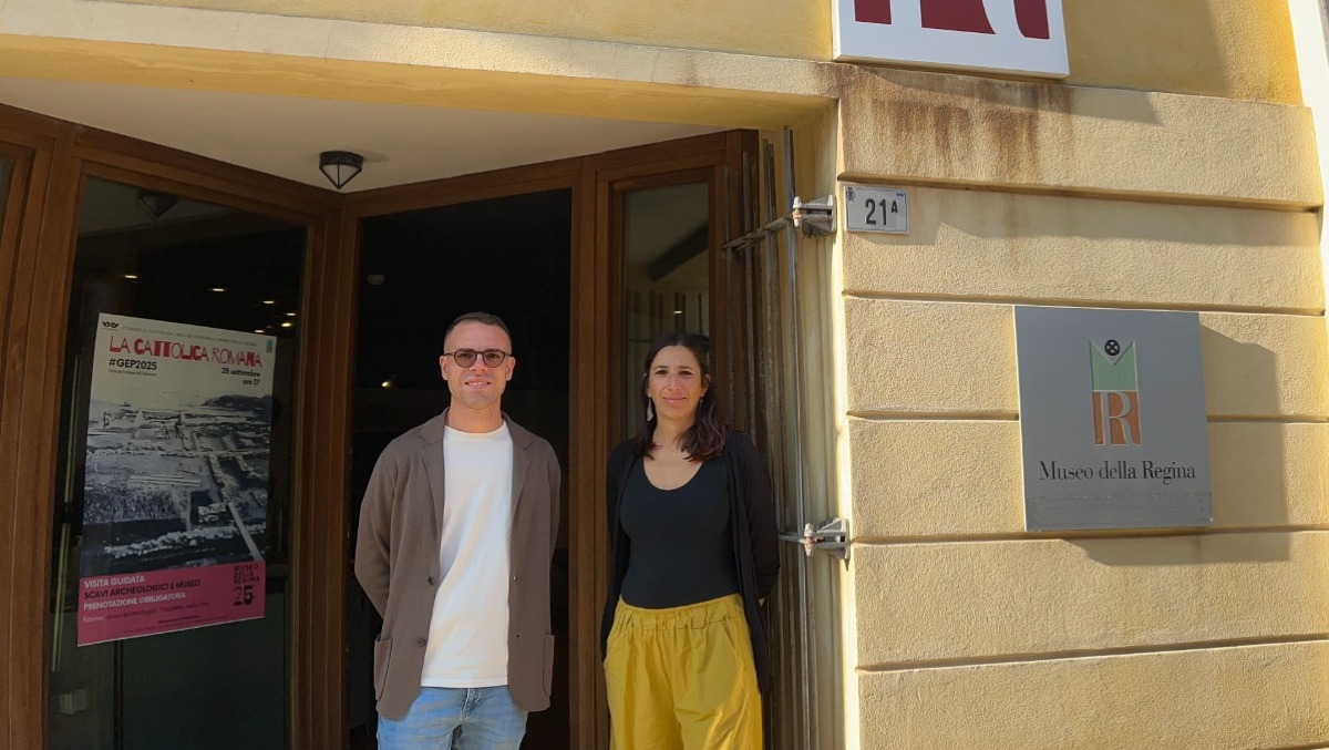 Cattolica, 100.000 euro dal Ministero della Cultura per il Museo della Regina - Il vicesindaco Federico Vaccarini e Laura Menin