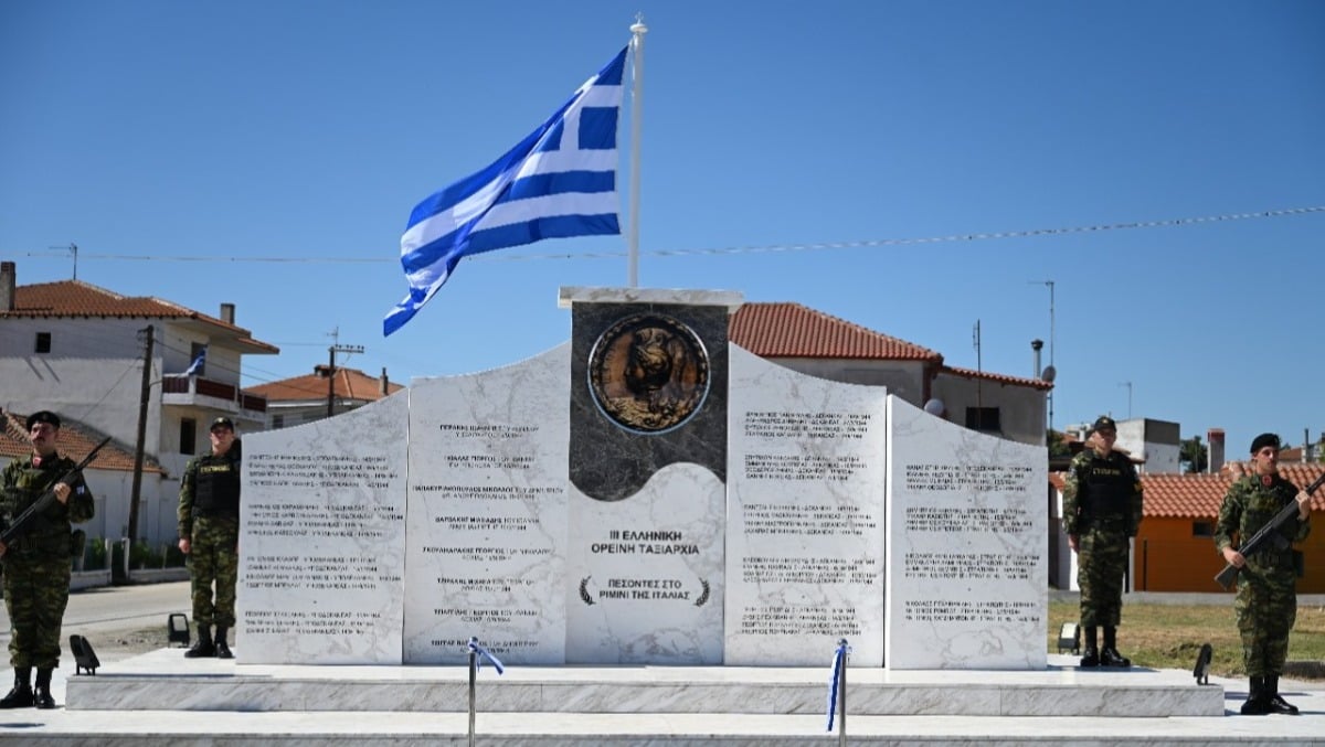 A Orestiada, in Grecia, inaugurato il monumento alla “Battaglia di Rimini" - 