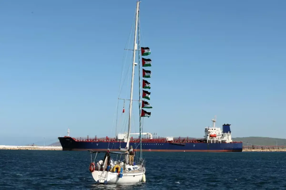 La Flotilla respinge la mediazione italiana: “Vogliamo rompere il blocco navale e portare aiuti a Gaza” - © ANSA/EPA