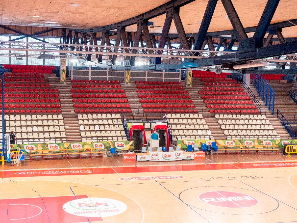 Via libera: il Palaflaminio di Rimini è pronto dopo l'ampliamento delle tribune - Palaflaminio di Rimini, Flaminio PH GALLINI