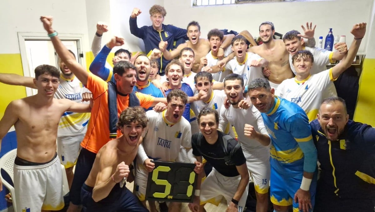 Novafeltria, che show: manita al Bakia (5-1), doppietta di Canini - Il Novafeltria festeggia la vittoria