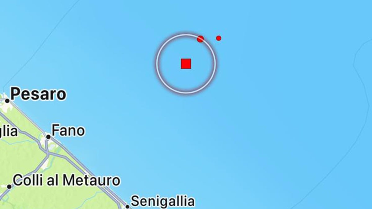 Paura in mare, scossa di terremoto al largo di Pesaro avvertita sulla costa - Il sisma registrato al largo della costa pesarese