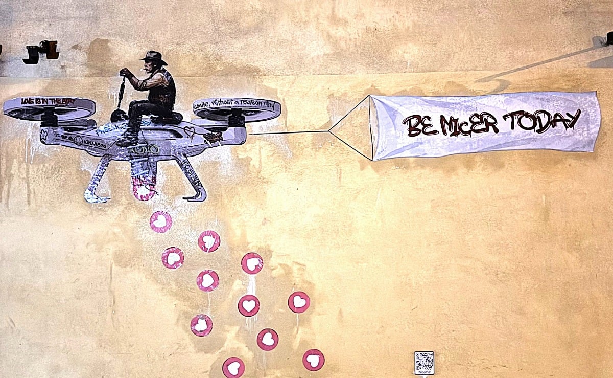Rimini: nuova opera di street art dell'artista Noone - 