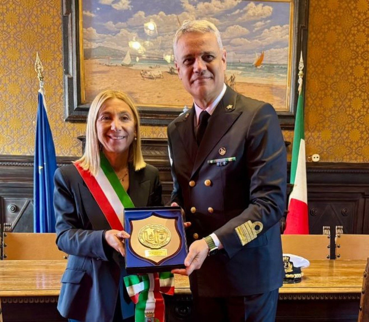 La Sindaca Foronchi riceve il nuovo Comandante della Direzione Marittima Emilia-Romagna - 