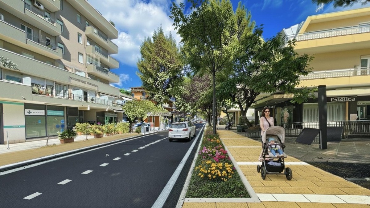 Via Repubblica a Misano, parte il progetto di riqualificazione dell’asse commerciale -