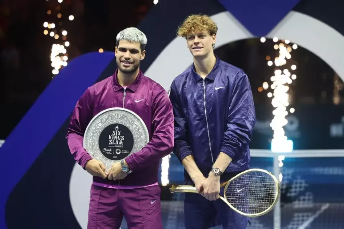 Sinner trionfa su Alcaraz e conquista il Six Kings Slam di Riad - © Ansa/Afp