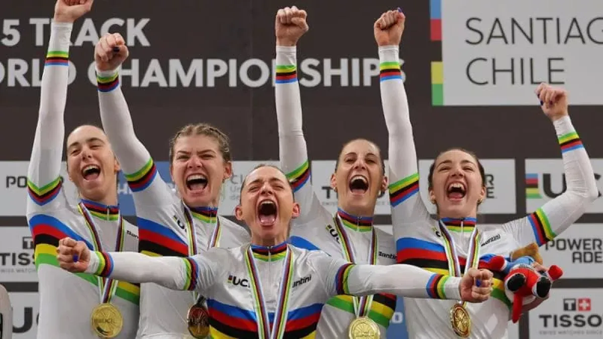 Oro mondiale per le azzurre dell’inseguimento su pista a Santiago del Cile - Afp