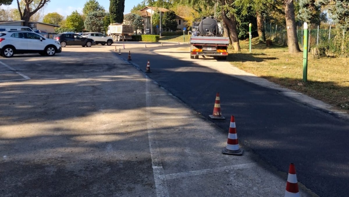 Riccione, tornano agibili i parcheggi del cimitero di via Udine -