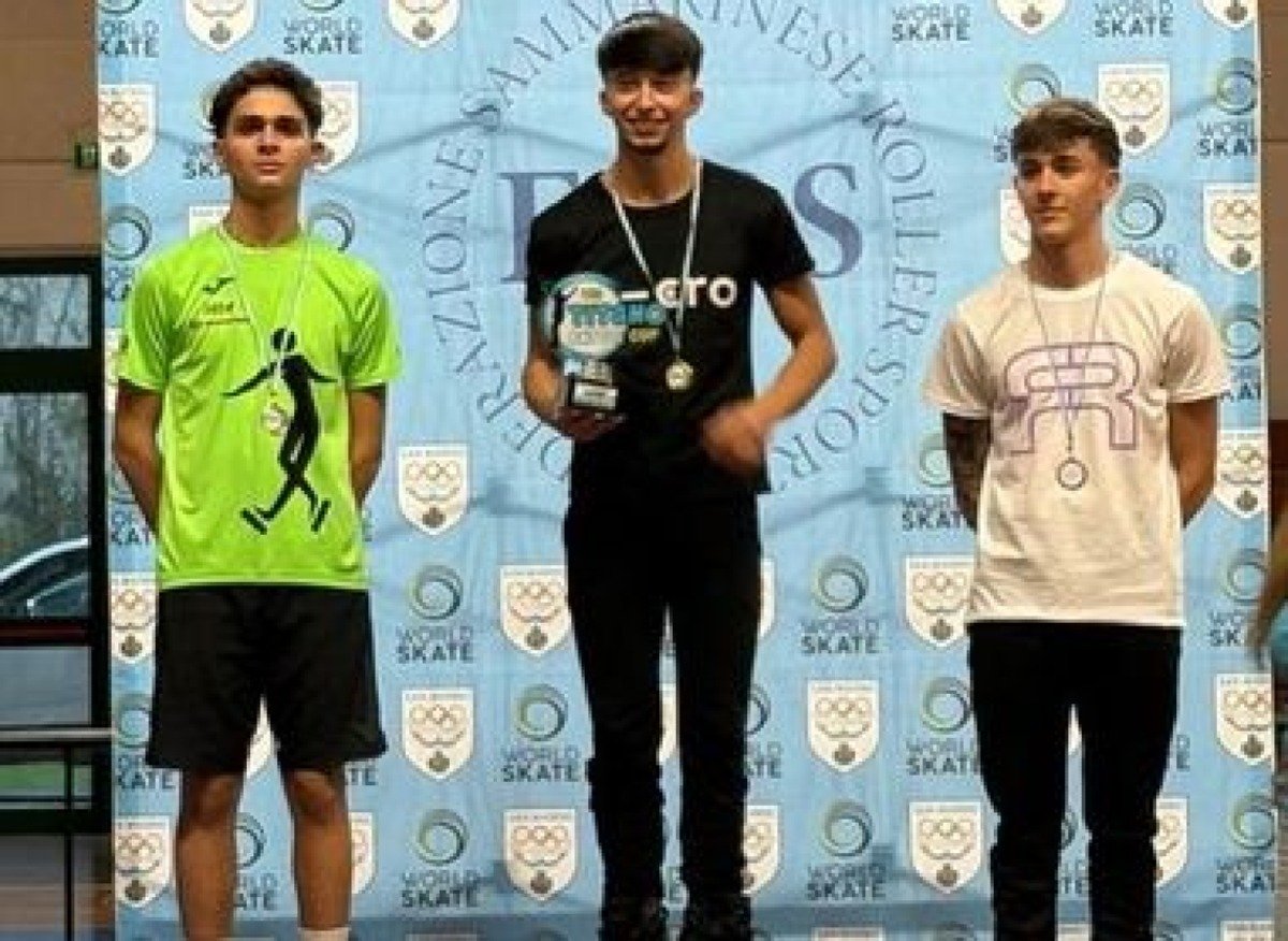 Pattinaggio, Federico Mainolfi protagonista alla Titano Battle: argento e bronzo per il talento Junior -
