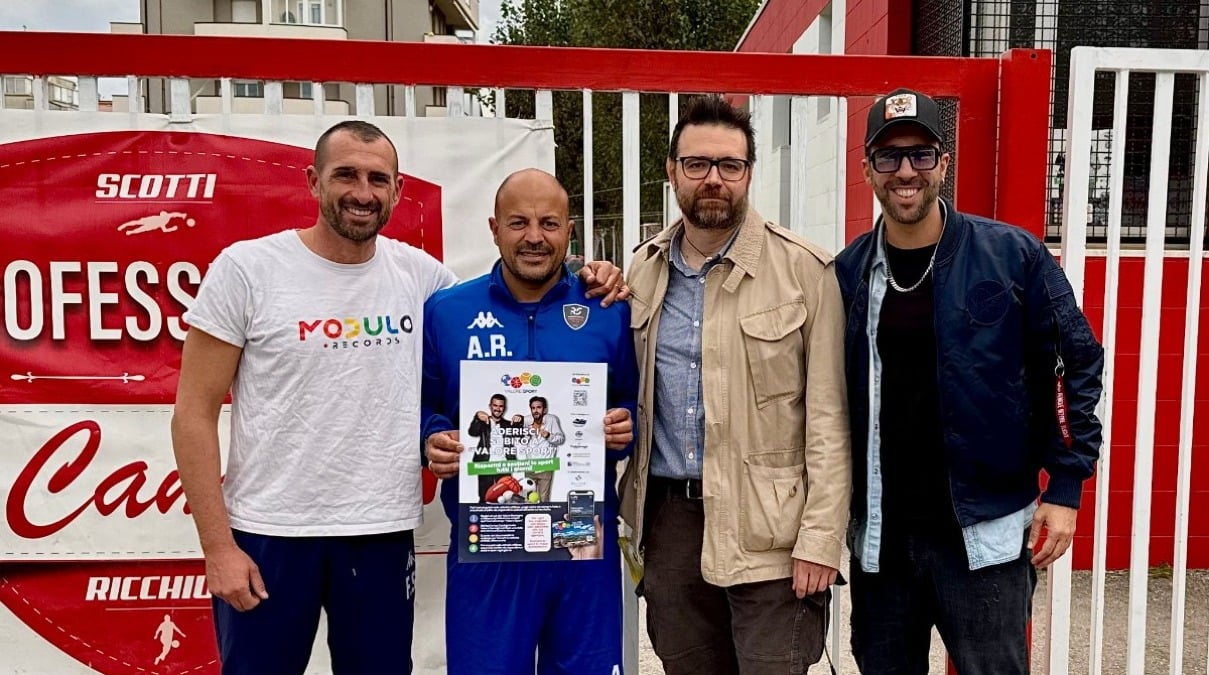 Rimini, Adrian Ricchiuti scende in campo per lo sport dilettantistico: è il testimonial di Valore Sport - 